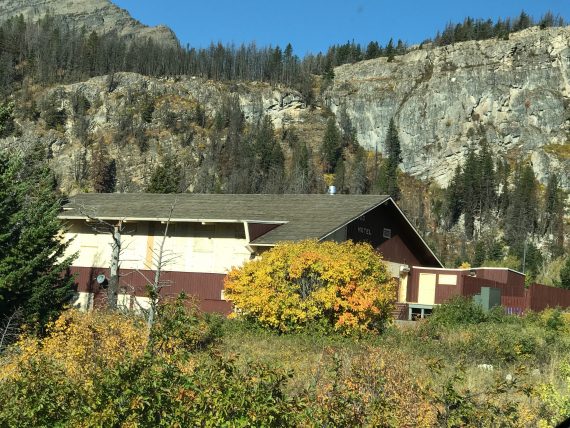 Rising Sun Motor Inn boarded up for Winter