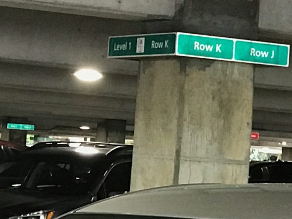 airport parking garage