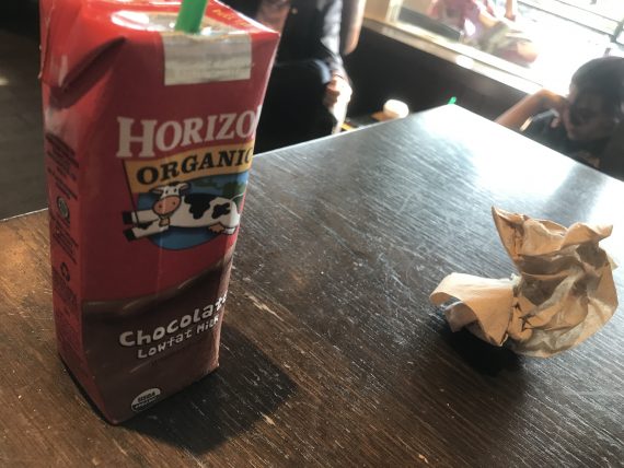 Chocolate milk carton