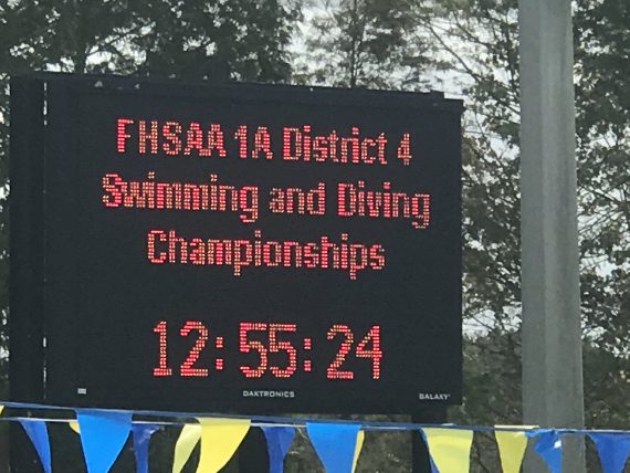 Florida High School swimming meet