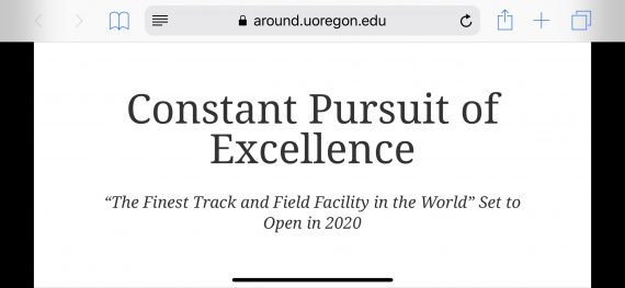 New Hayward Field 2020