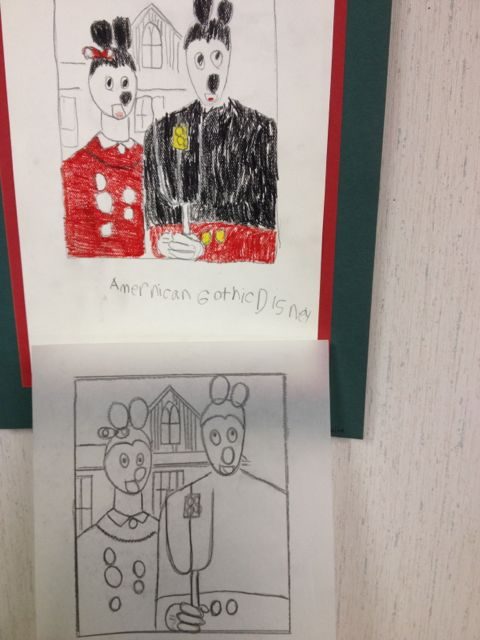 disney art by kids