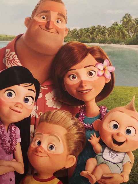 The Incredibles on vacation