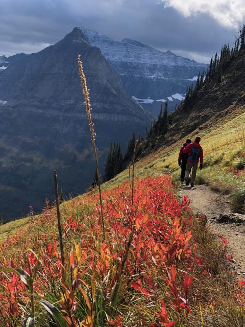 Fall hiking in Glacier