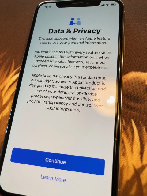 Apple privacy agreement