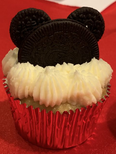Mickey Mouse homemade cupcake