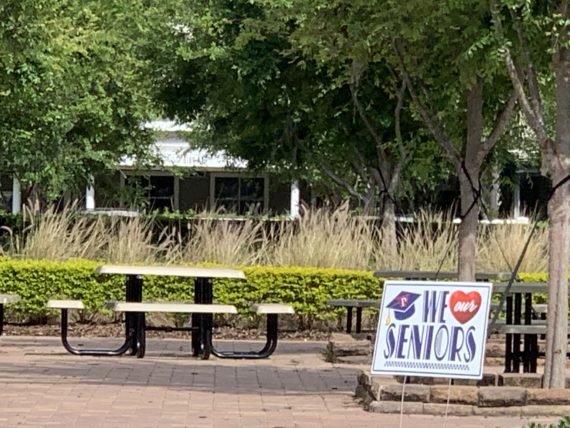 We love our seniors sign
