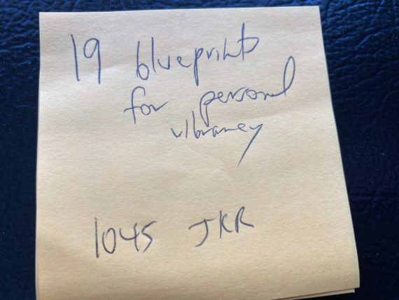 jeff noel note to self