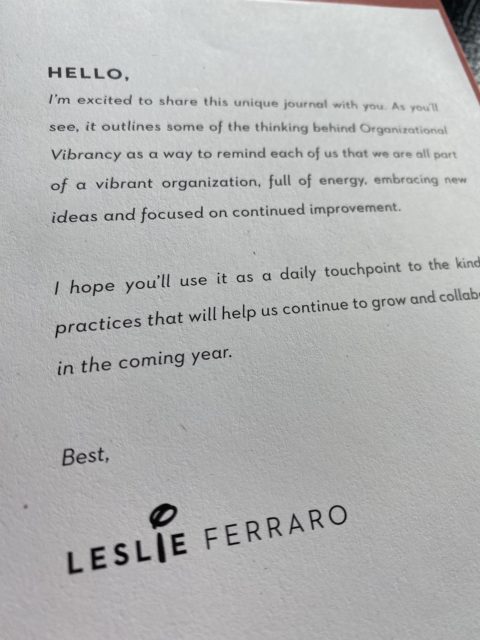 Disney executive Leslie Ferraro message
