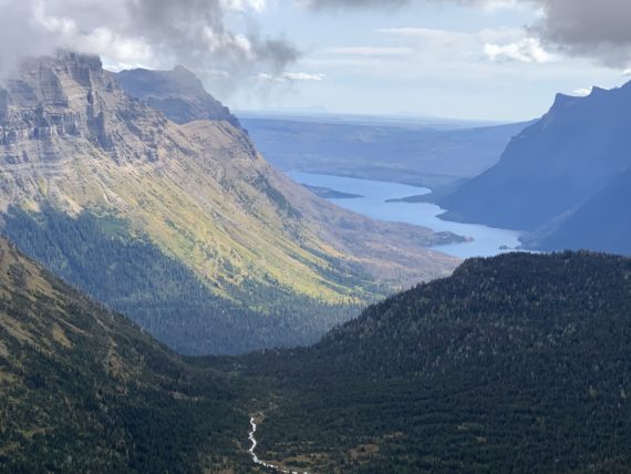 St Mary Valley in Glacier National Park