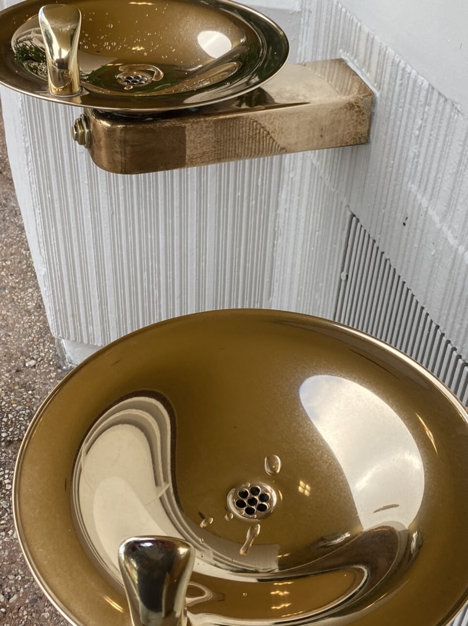 Shiney Disney drinking water fountain