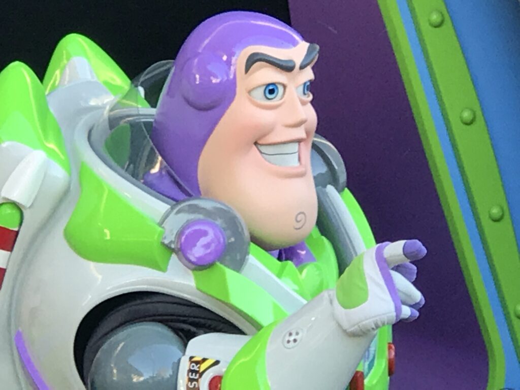 Buzz Lightyear character at Disney