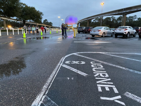 Epcot parking lot