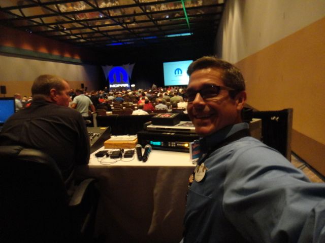 Disney Keynote Speaker Jeff Noel in back of conference room