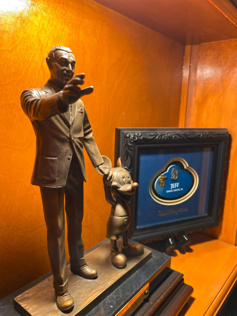 Disney speaker Jeff Noel Cast Award trophies