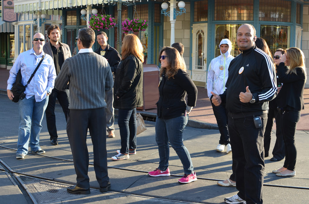 Disney Institute small business group tour on Main Street