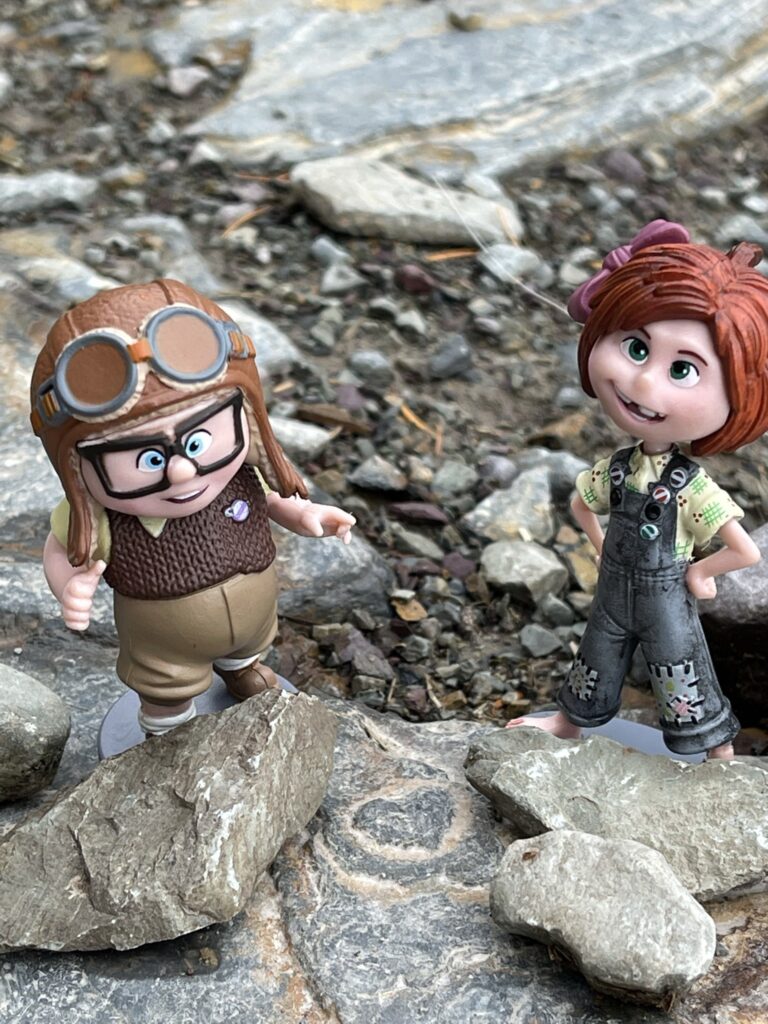 Carl and Ellie toys from Pixar UP