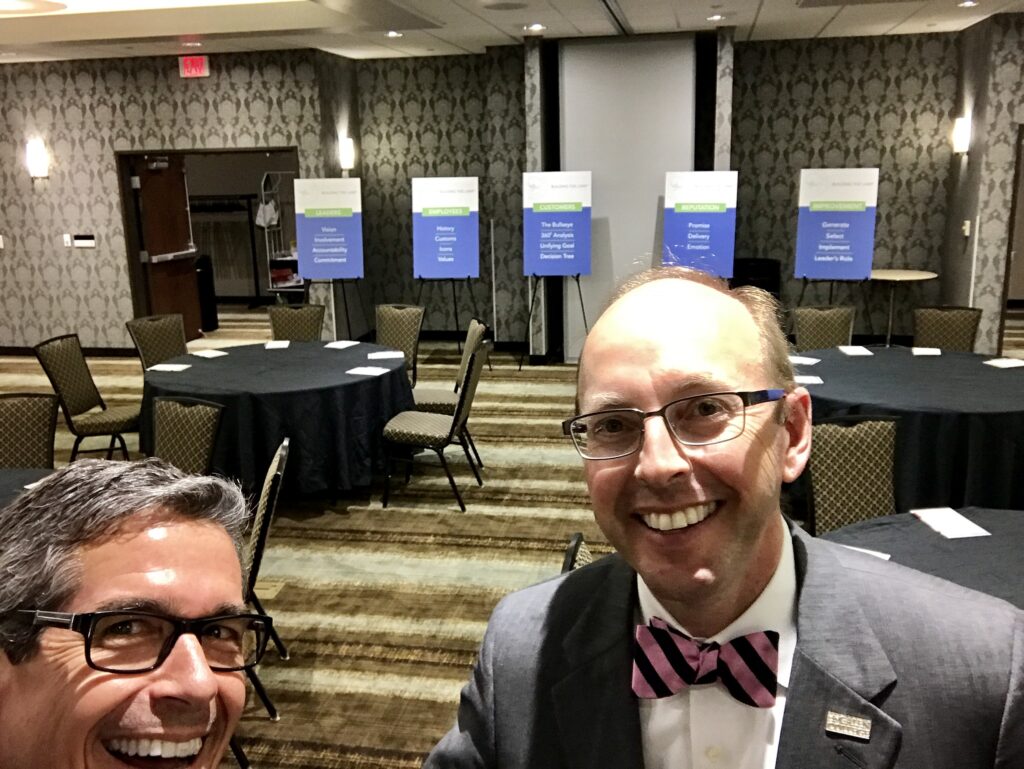Disney Leadership executive coach Jeff Noel with CEO client