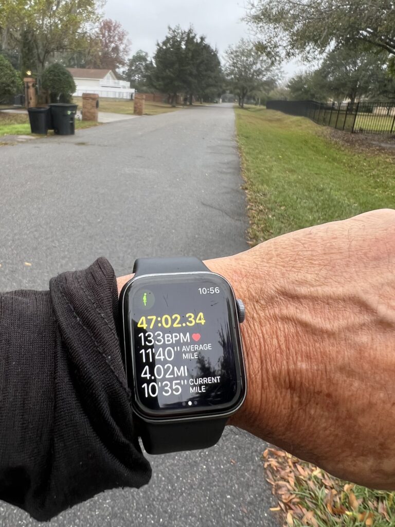 Apple Watch fitness screen