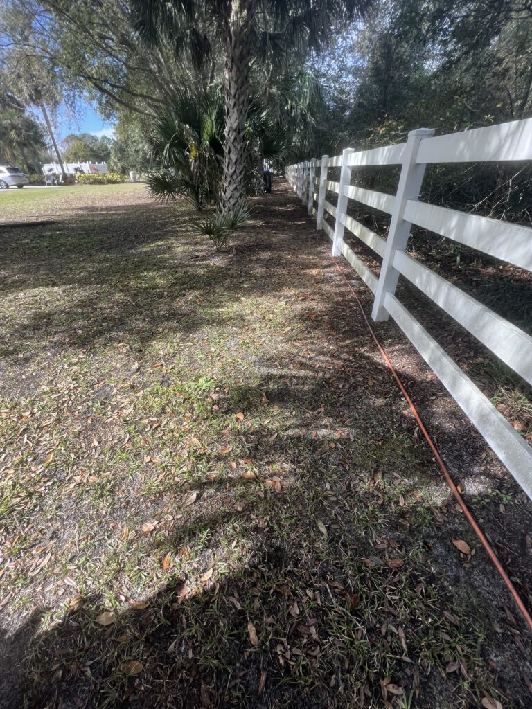 white country fence