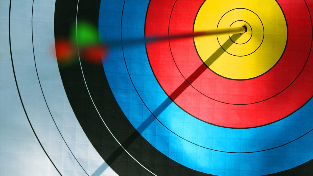 archery target bullseye