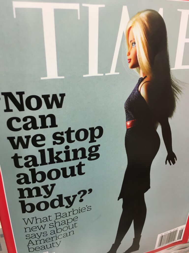 Barbie Doll on Time Magazine cover