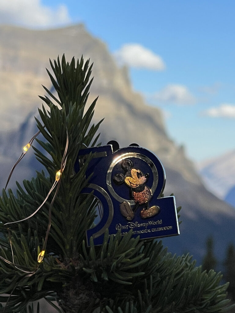 small pine tree with Disney 50th pin