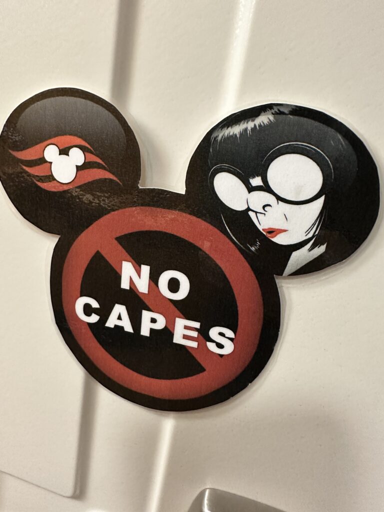 Disney sticker for a door