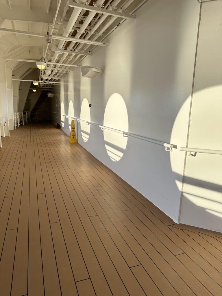 Cruise ship deck